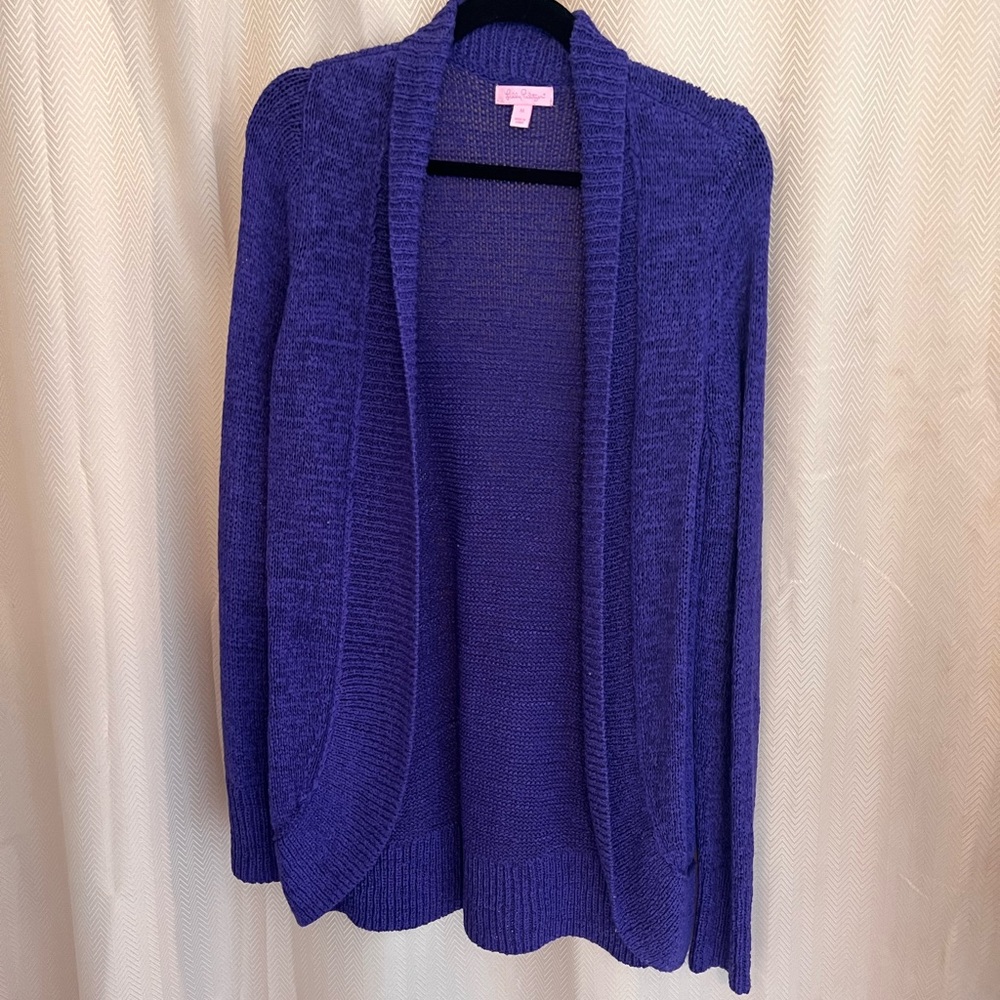 Medium NWOT purple Lilly Pulitzer cardigan